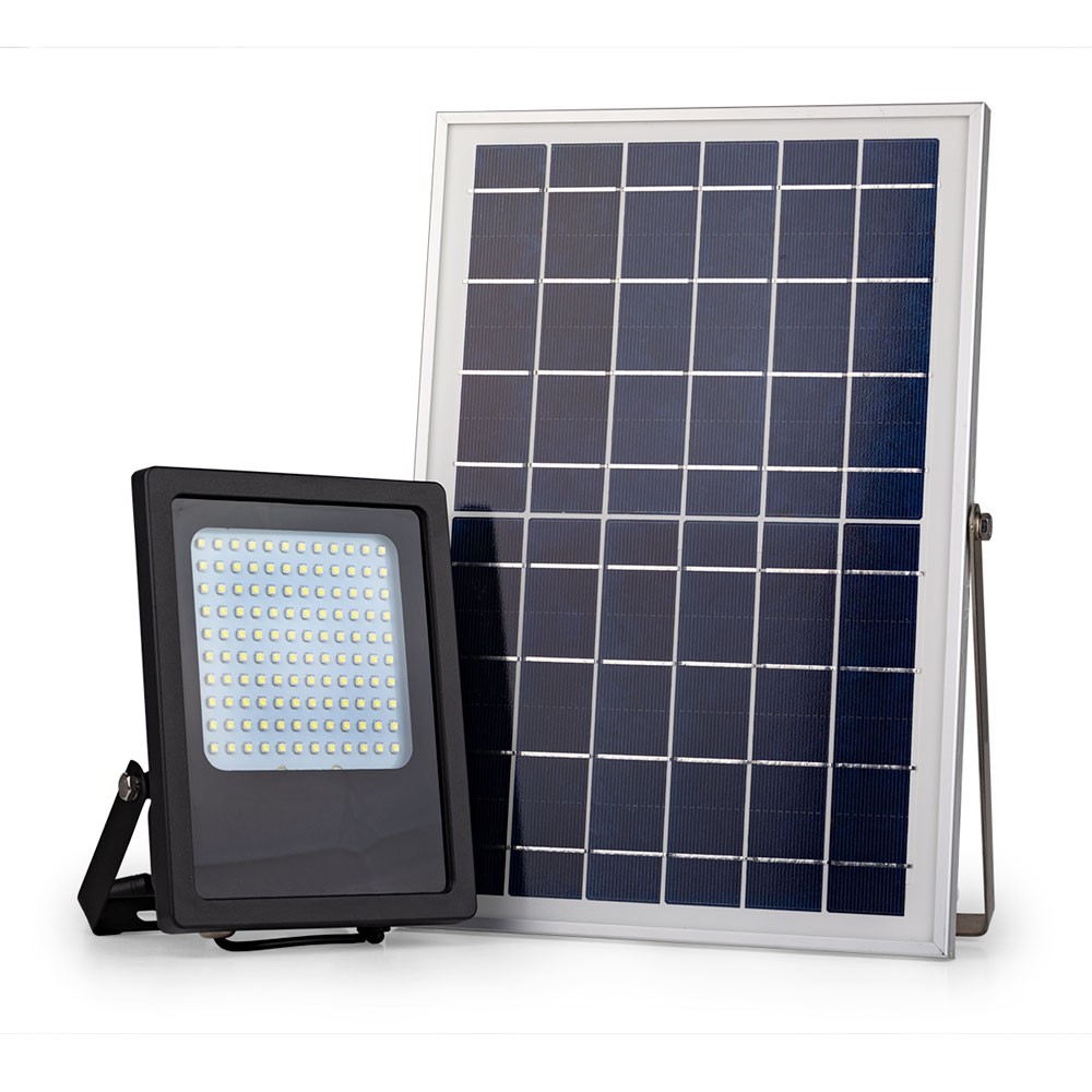 Ηλιακός Προβολέας Φωτιστικό μακράς διαρκείας με 120 SMD LED