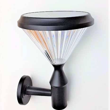 Ηλιακό Φωτιστικό Απλίκα Τοίχου με 30 SMDs Λευκού Ψυχρού χρώματος