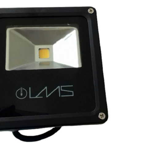 Προβολέας LED SMD 10W - 230V Slim Θερμό Λευκό Χρώμα