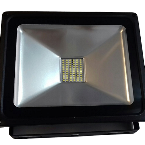 Προβολέας LED SMD SLIM- 230VAC - 50W Ψυχρό  Λευκό Χρώμα