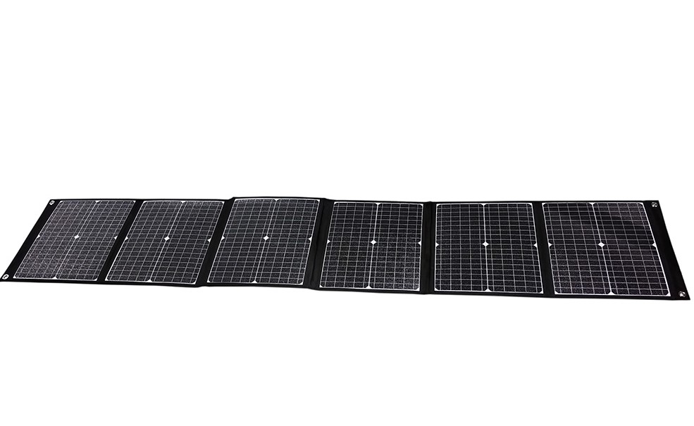 Ηλιακός Φορτιστής 120W - 12V & 6V, Αναδιπλούμενος με Ρυθμιστή Φόρτισης 10A - 12/24V και 2 εξόδους USB