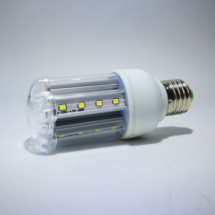 Λαμπτήρας LED SMD, E27 3W - 12VDC, Ψυχρό Λευκό Χρώμα με Kέλυφος