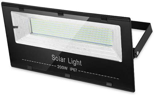 Ηλιακό φωτιστικό προβολέας 406 LED λευκού χρώματος