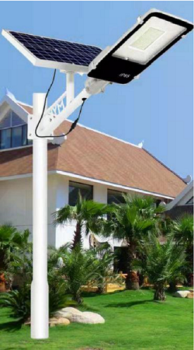 Ηλιακό Φωτιστικό - Προβολέας 400 LED Λευκό Χρώμα, με τηλεχειριστήριο