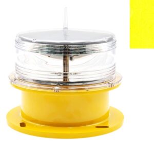 Ηλιακός Φωτοσημαντήρας GR5, κίτρινος 5 Nαυτικά μίλια, Σταθερός & Αναλάμπων