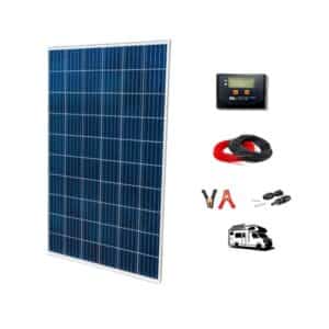 Ηλιακός Φορτιστής Μπαταρίας 150W - 12V με Bluetooth, για τροχόσπιτο