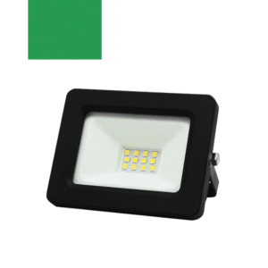 Προβολέας LED 10W - 230V Πράσινο χρώμα