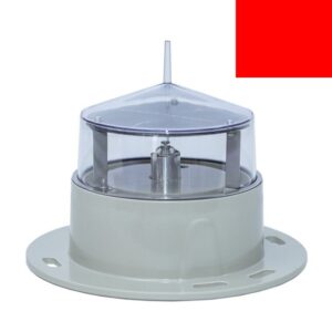 Ηλιακός Φωτοσημαντήρας Κόκκινος MCL100, 3 Nαυτικά μίλια