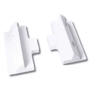 Επίπεδες λευκές βάσεις στήριξης για φωτοβολταϊκά (σετ 2 τμχ)