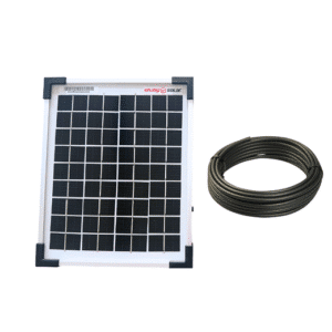 Φωτοβολταϊκός Συλλέκτης  5W - 12V με 4μ. καλώδιο